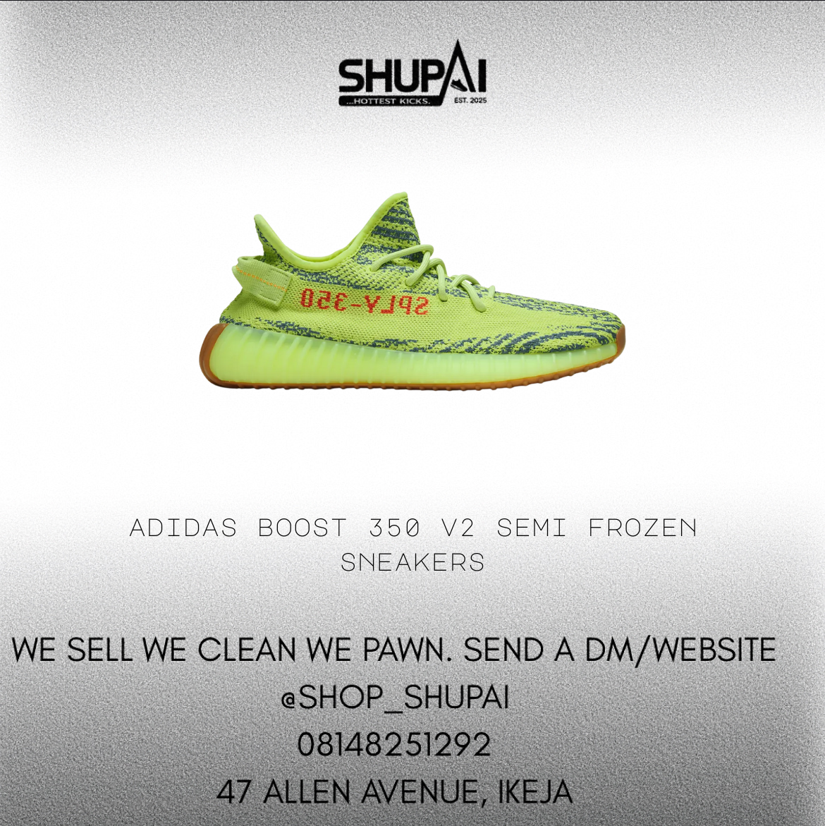 Adidas Boost 350 V2 Semi Frozen sneakers