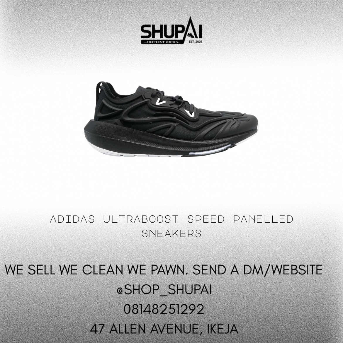 Adidas Ultraboost Speed panelled sneakers