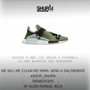 Adidas x BBC Ice Cream x Pharrell Hu NMD Running Dog sneakers