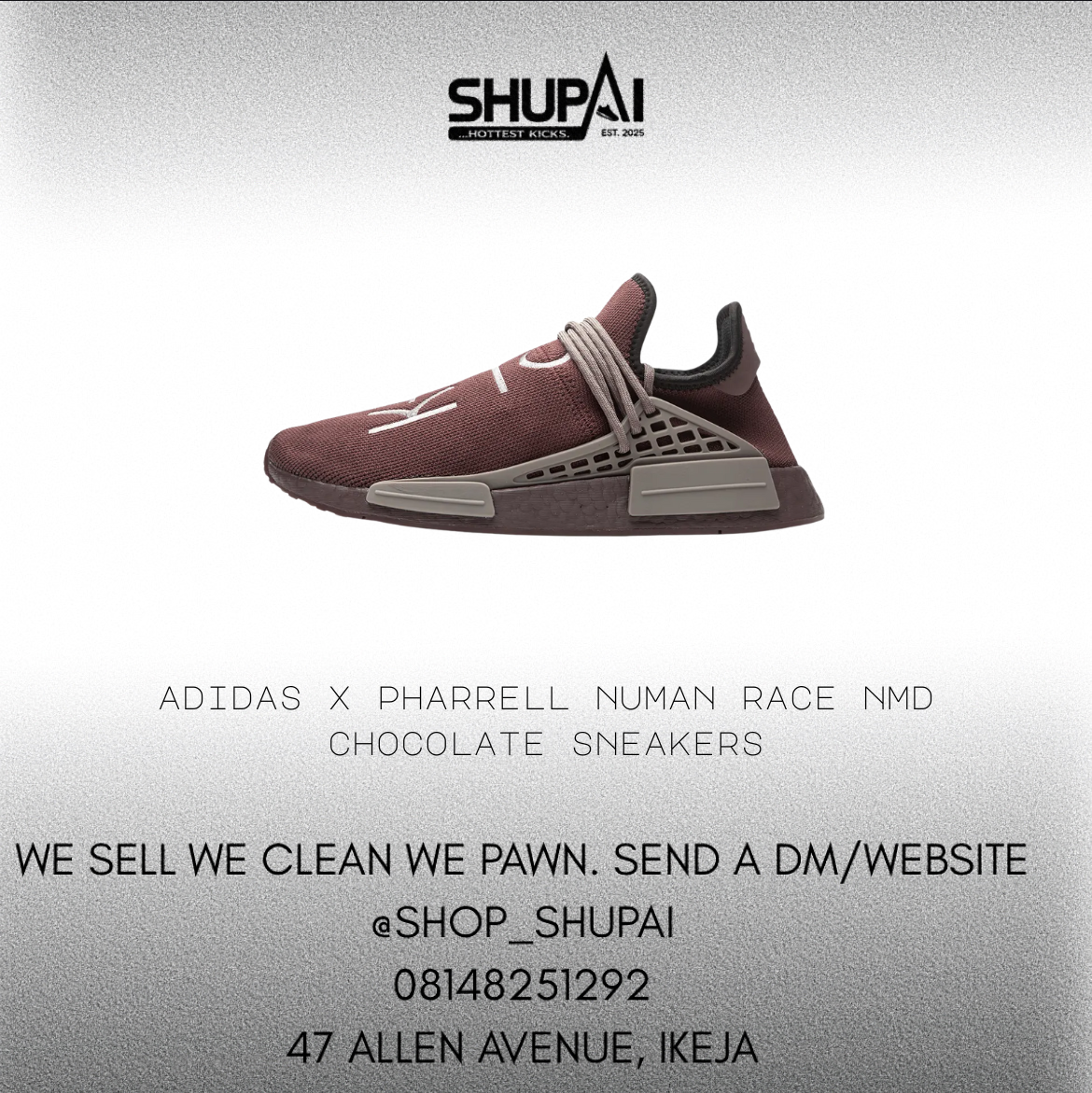Adidas x Pharrell Human Race NMD Chocolate sneakers