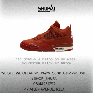 Air Jordan 4 Retro OG SP Nigel Sylvester Brick by Brick