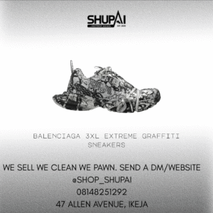 Balenciaga 3XL Extreme Graffiti sneakers