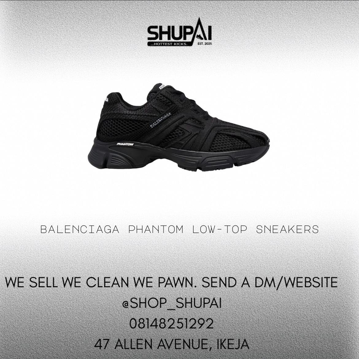 Balenciaga Phantom low-top sneakers