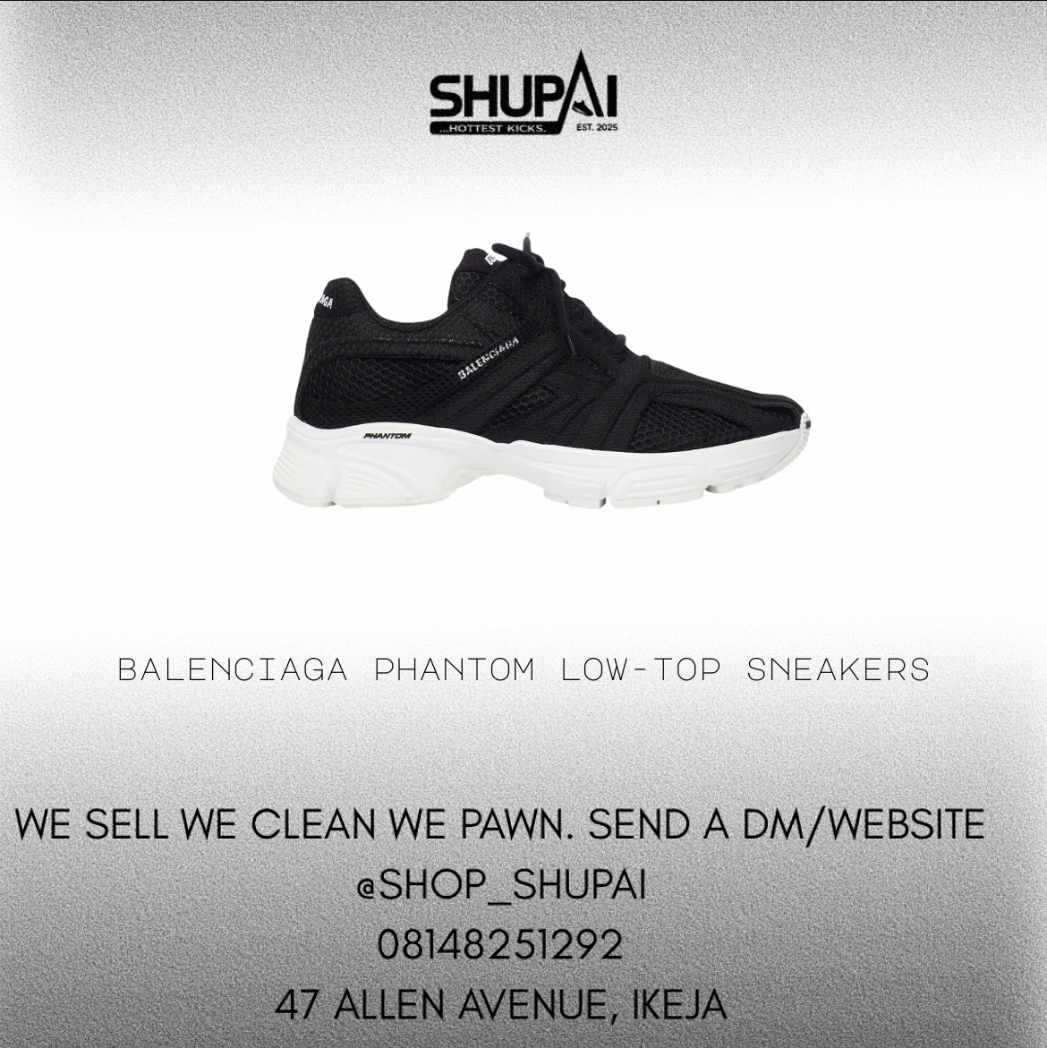 Balenciaga Phantom low-top sneakers
