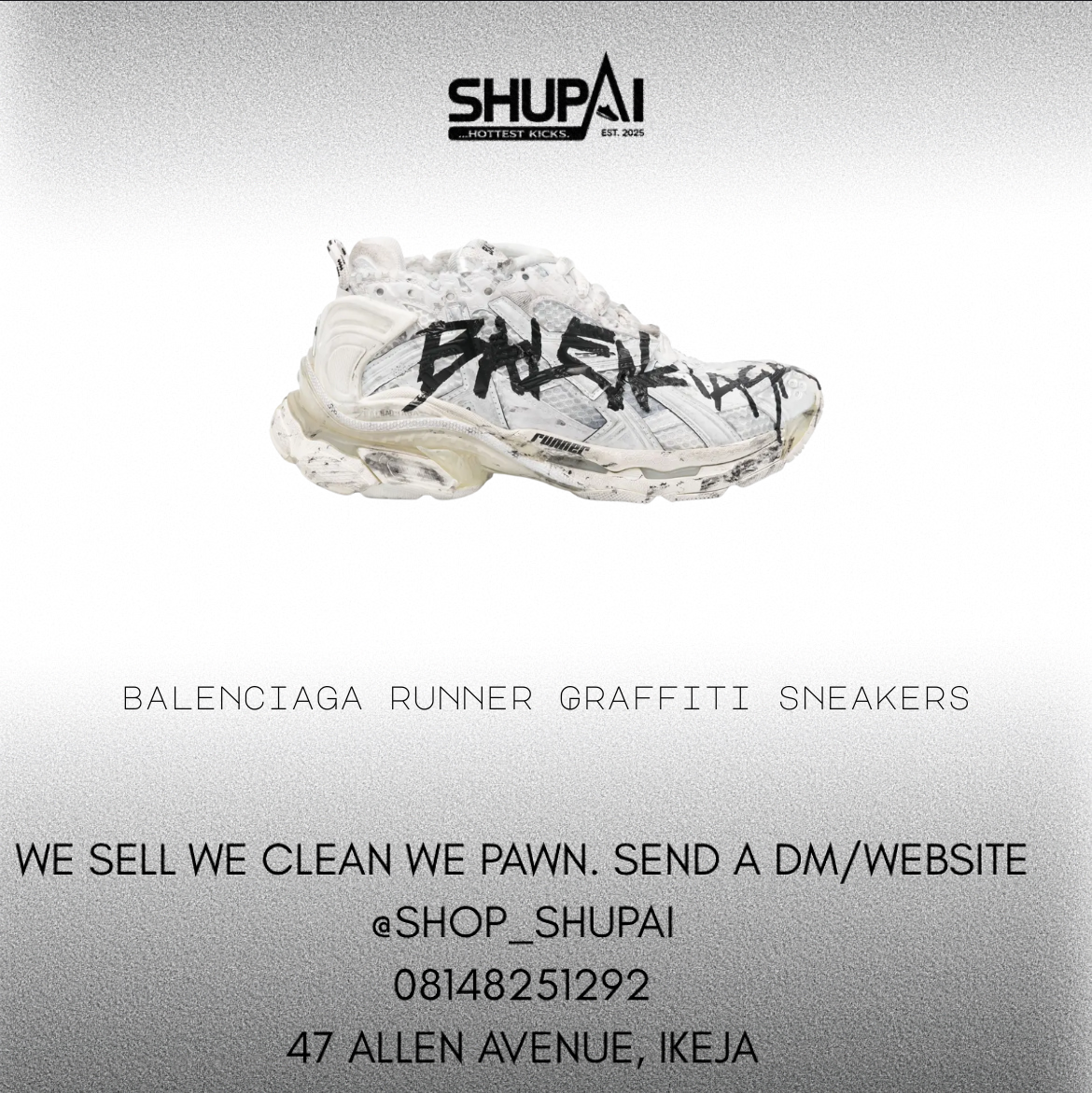 Balenciaga Runner Graffiti sneakers