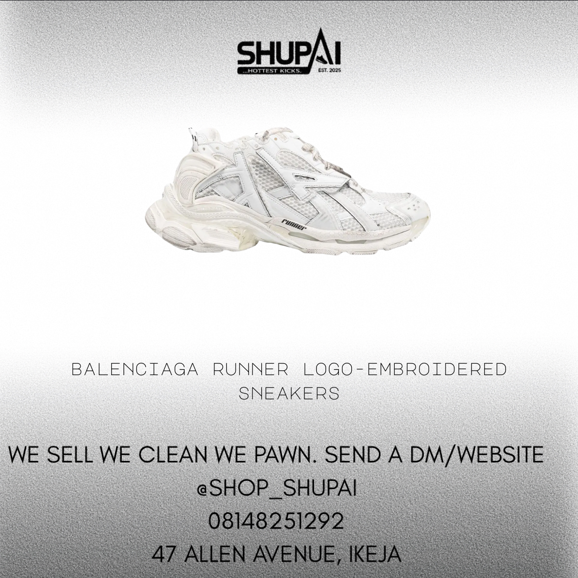 Balenciaga Runner logo-embroidered sneakers