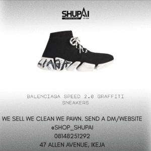 Balenciaga Speed 2.0 graffiti sneakers