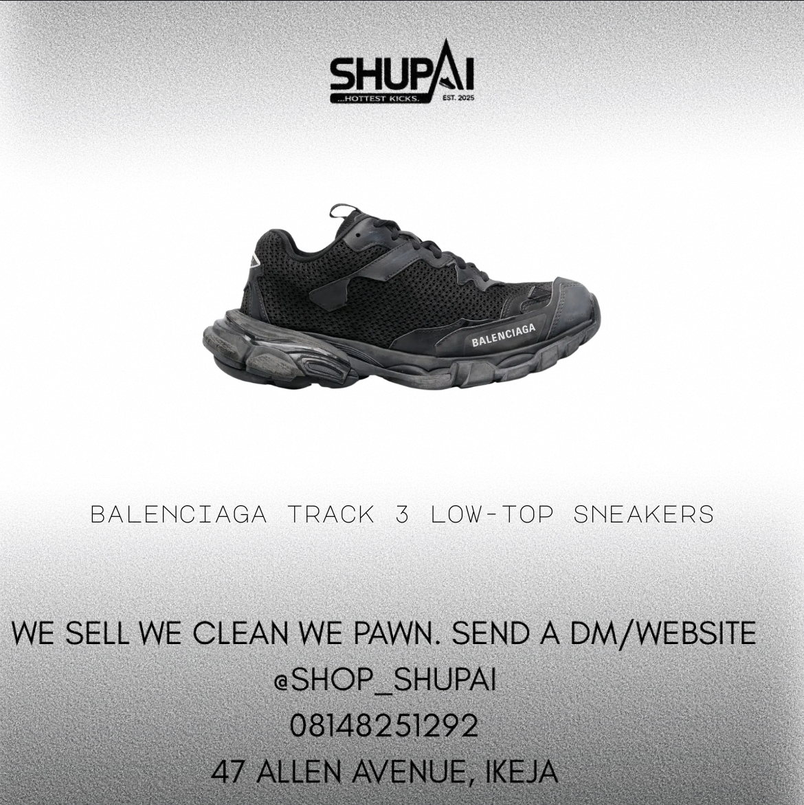 Balenciaga Track 3 low-top sneakers