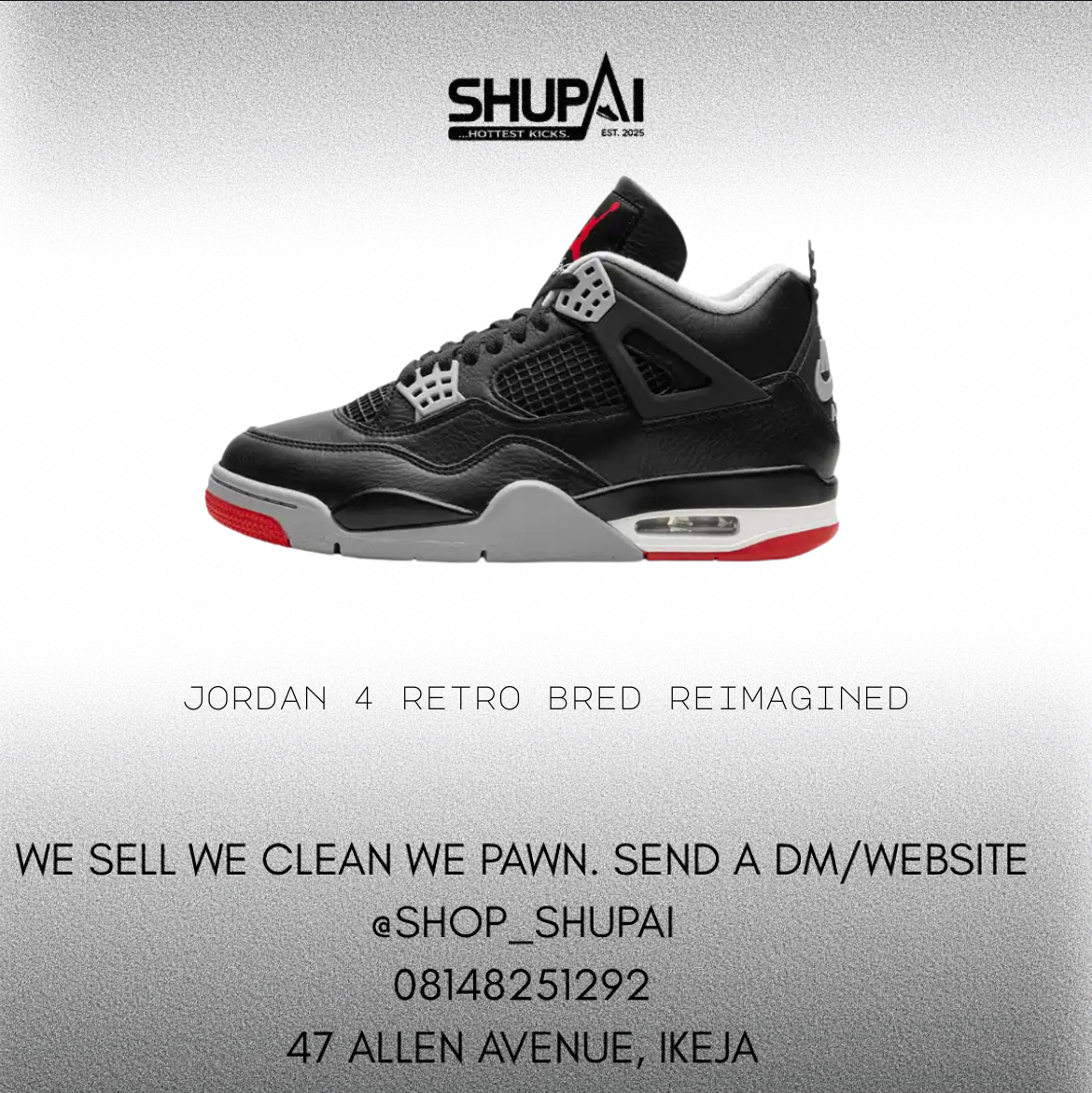 Jordan 4 Retro Bred Reimagined