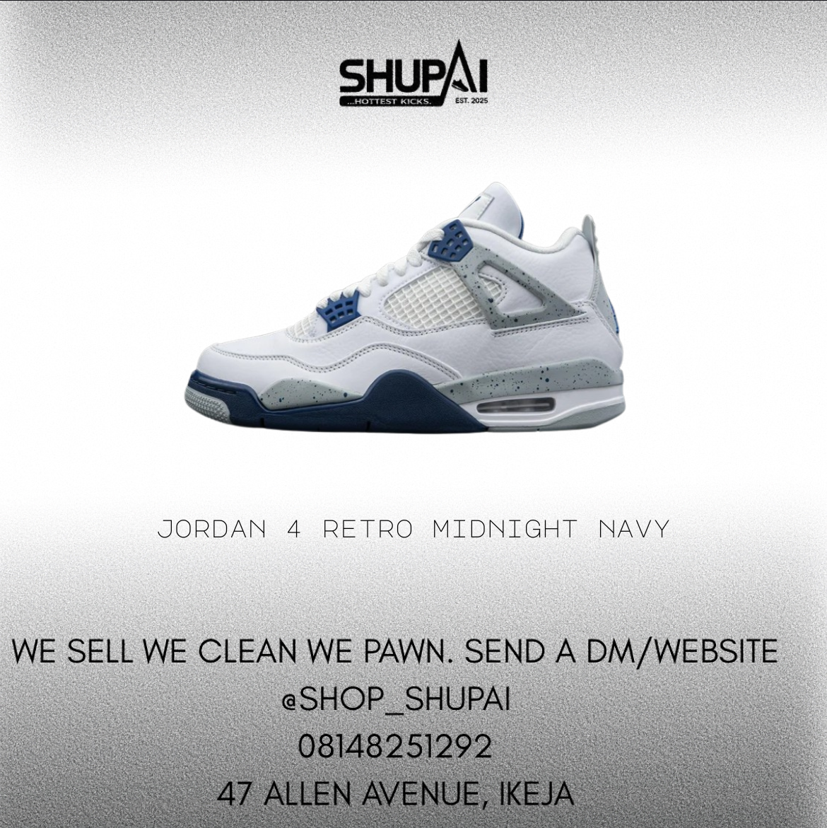 Jordan 4 Retro Midnight Navy