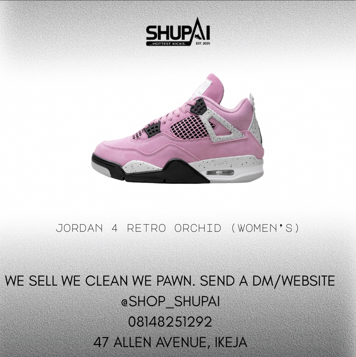Jordan 4 Retro Orchid (Women’s)