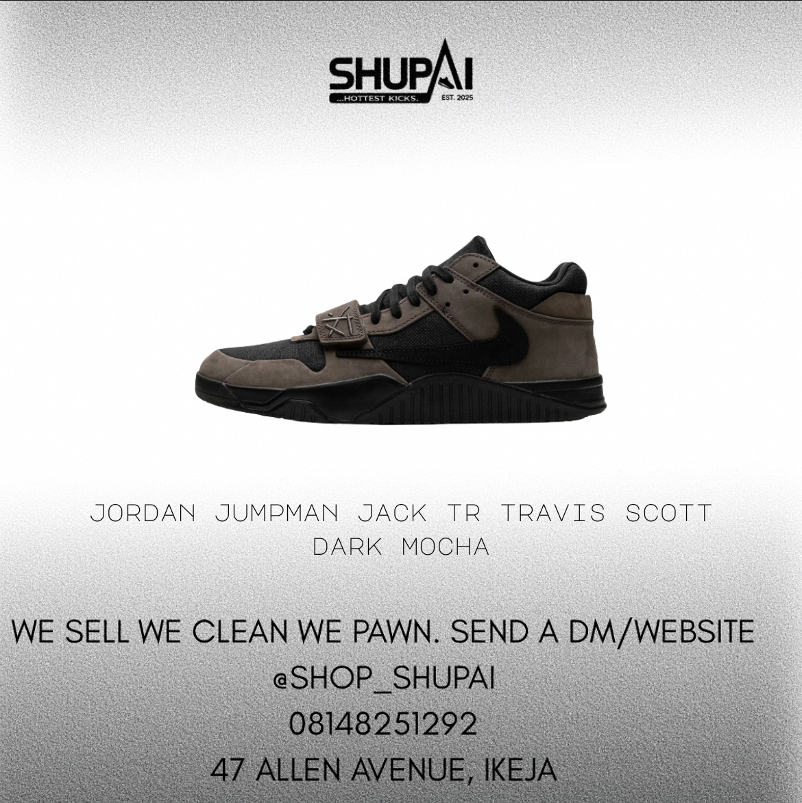 Jordan Jumpman Jack TR Travis Scott Dark Mocha