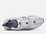 New Balance 530 White Silver Navy - Image 2