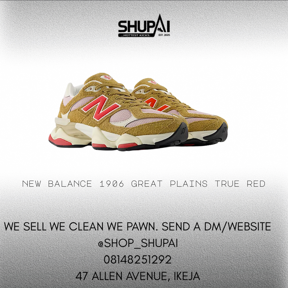 New Balance 9060 Great Plains True Red