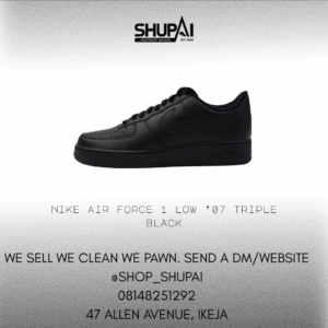 Nike Air Force 1 Low ’07 Triple Black