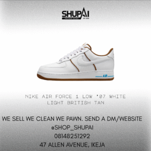 Nike Air Force 1 Low ’07 White Light British Tan
