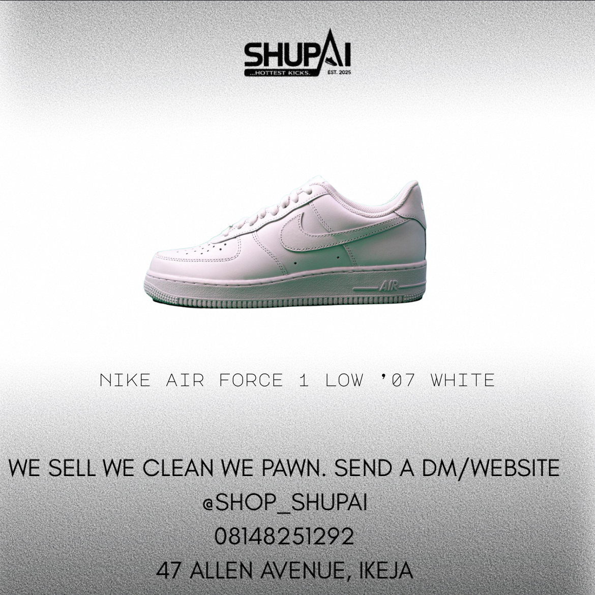 Nike Air Force 1 Low ’07 White