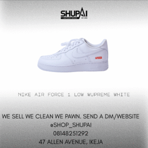 Nike Air Force 1 Low Supreme White