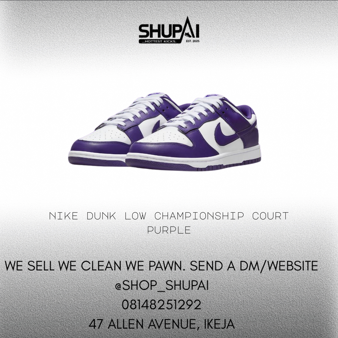 Nike Dunk Low Championship Court Purple