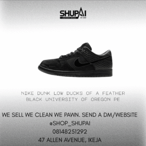 Nike Dunk Low Ducks of a Feather Black University of Oregon PE