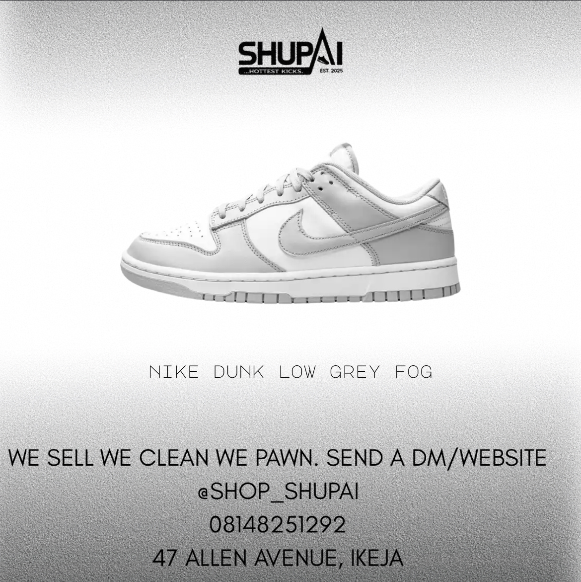 Nike Dunk Low Grey Fog