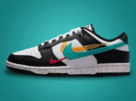 Nike Dunk Low Multiple Swooshes White Washed Teal (w) - Image 2