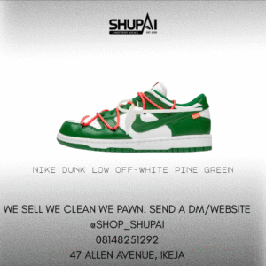Nike Dunk Low OFF-WHITE Pine Green