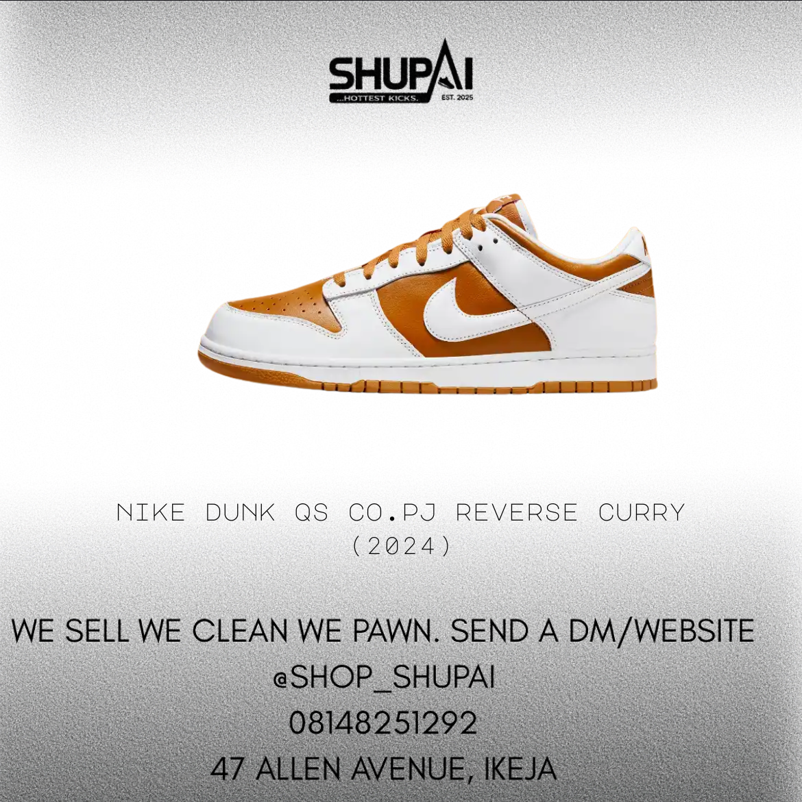 Nike Dunk Low QS CO.JP Reverse Curry (2024)