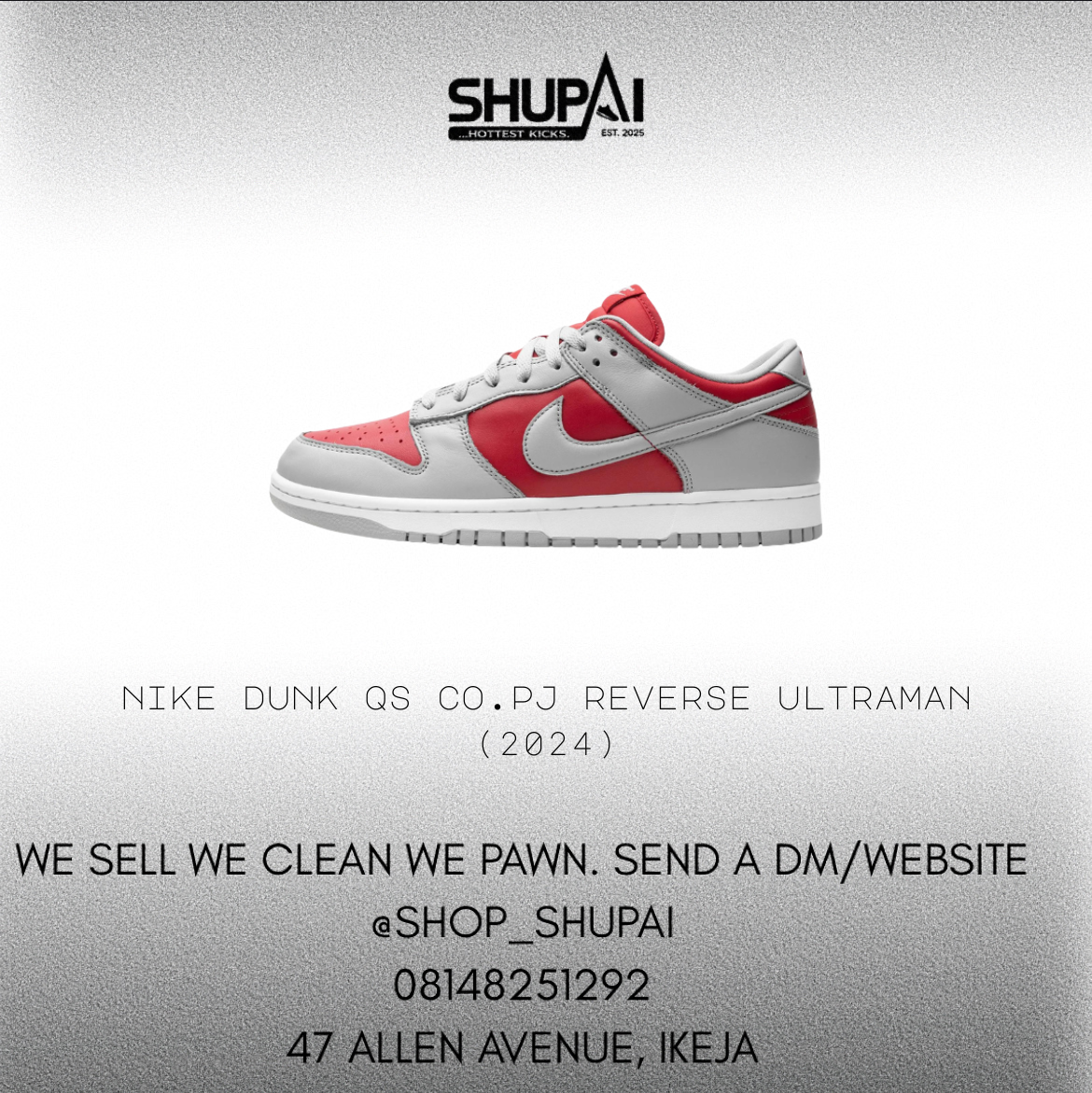Nike Dunk Low QS CO.JP Reverse Ultraman (2024)
