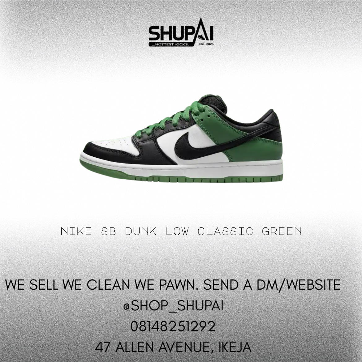 Nike SB Dunk Low Classic Green