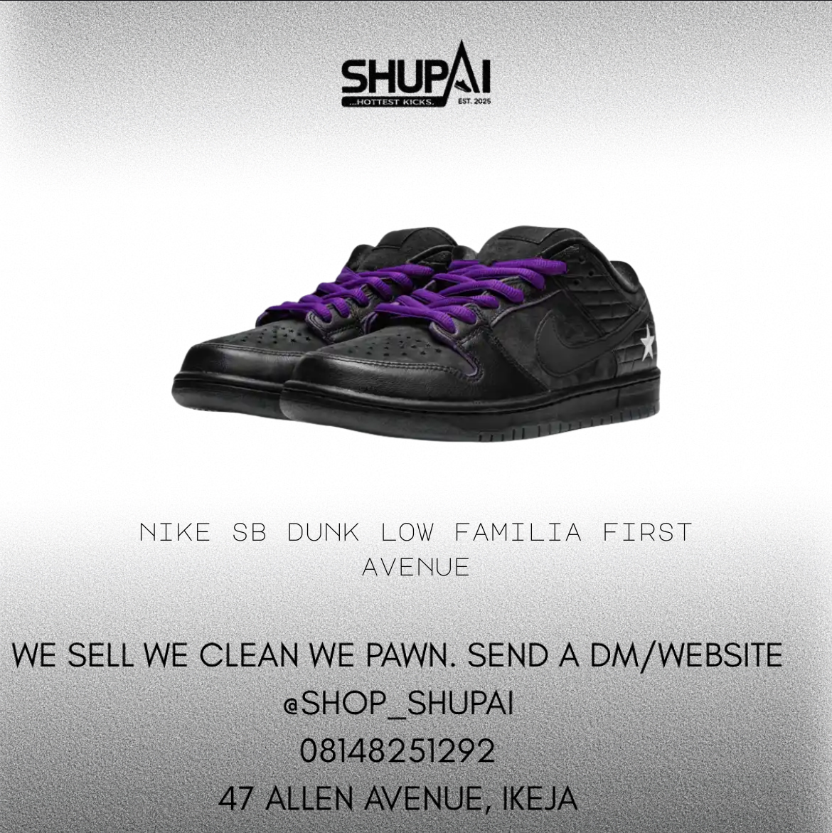 Nike SB Dunk Low Familia First Avenue