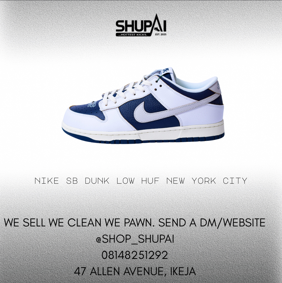 Nike SB Dunk Low HUF New York City