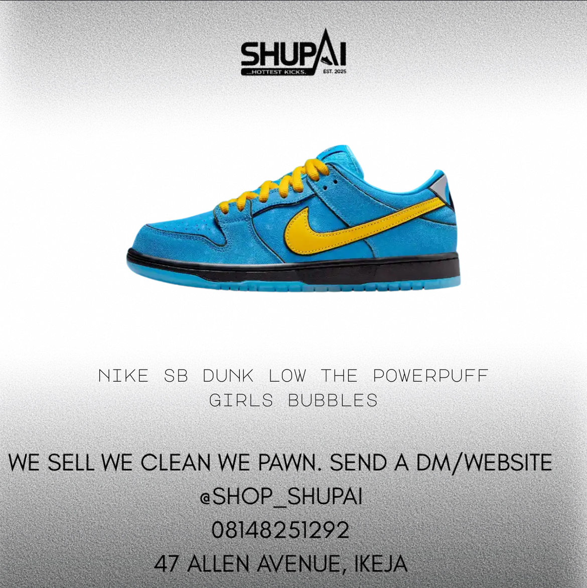 Nike SB Dunk Low The Powerpuff Girls Bubbles