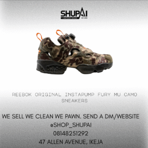Reebok Original Instapump Fury MU Camo sneakers