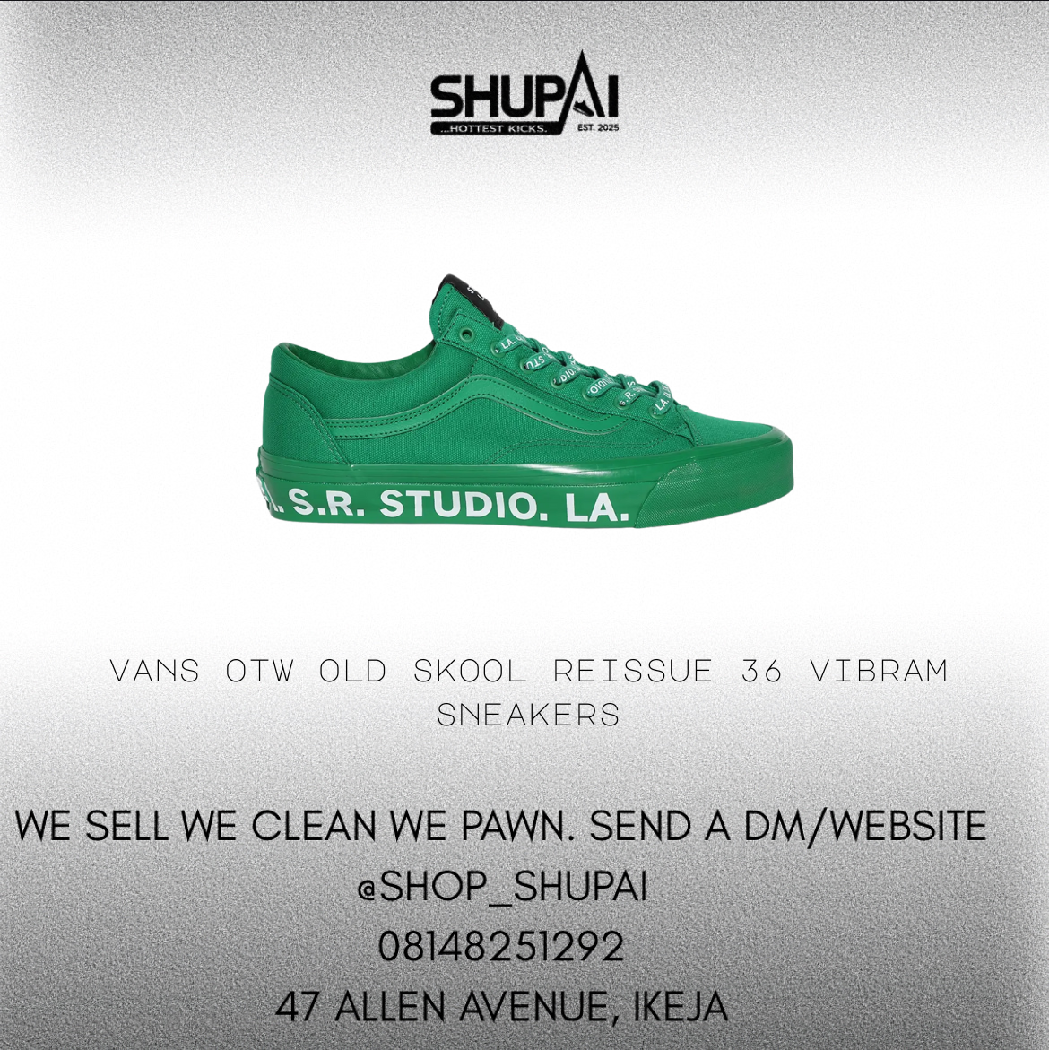 Vans OTW Old Skool Reissue 36 Vibram sneakers