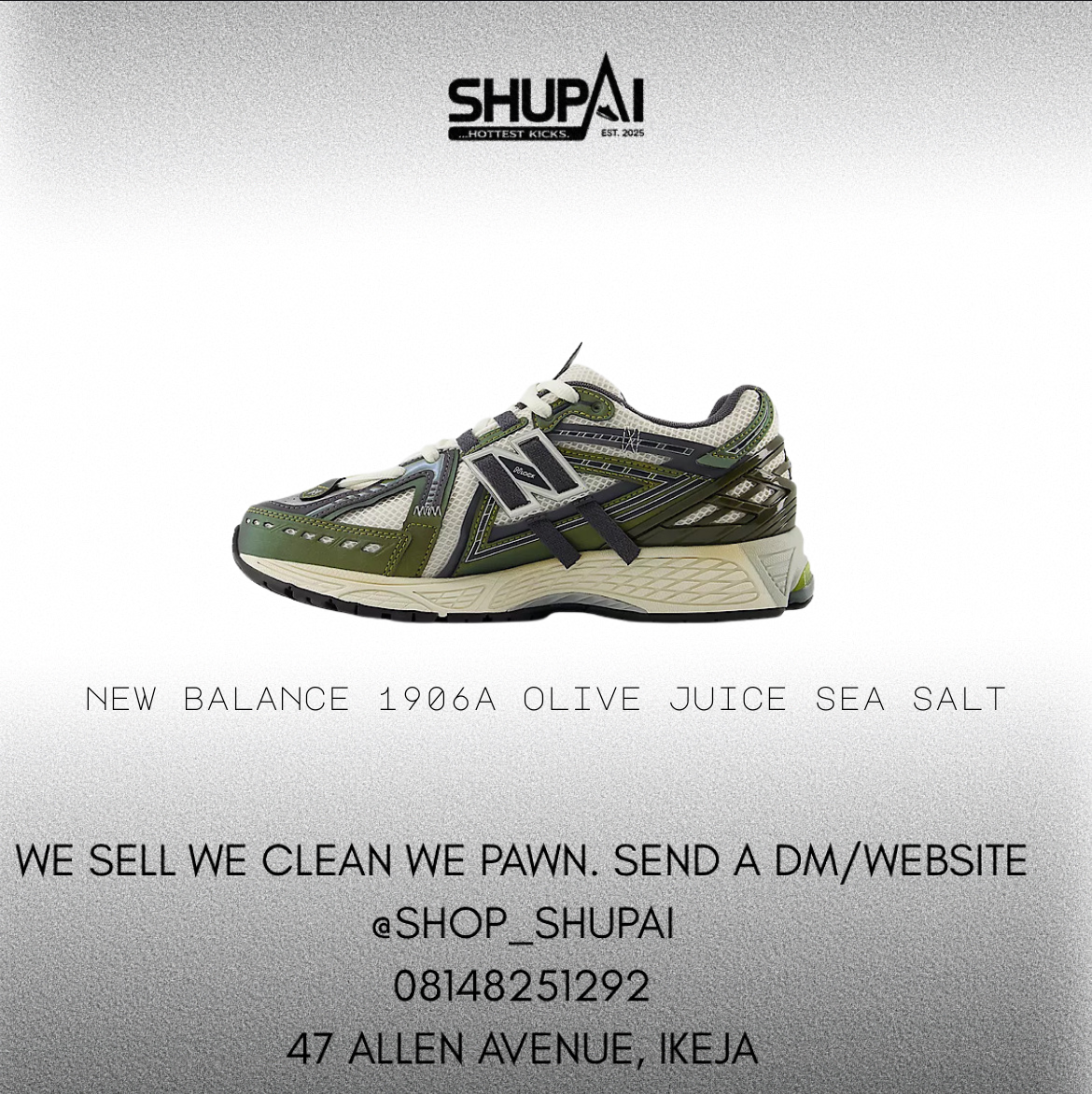 New Balance 1906A Olive Juice Sea Salt