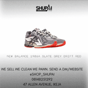 New Balance 1906A Slate Grey Drift Red